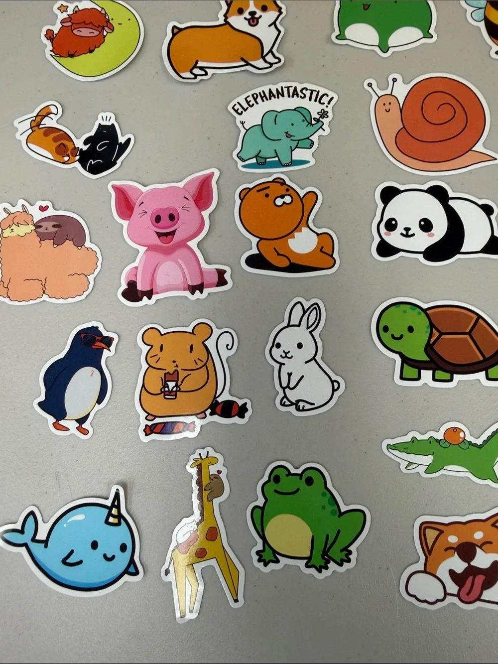 26 count Cute Animal Stickers for Small Pets Lovers - Assorted Colors all new